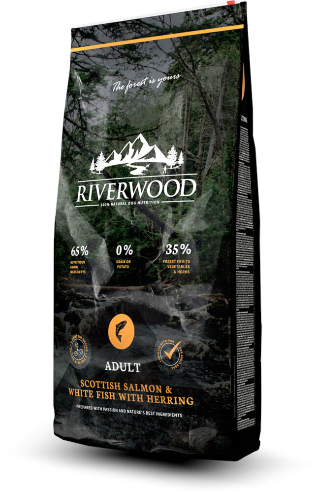 Riverwood  Adult - Hondenvoer - 2 Kilogram - witvis, zalm