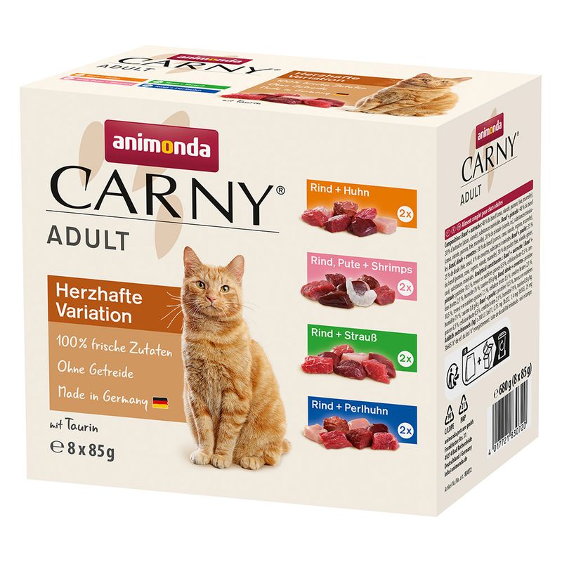 Multipack animonda Carny 8 x 85 g pour chat