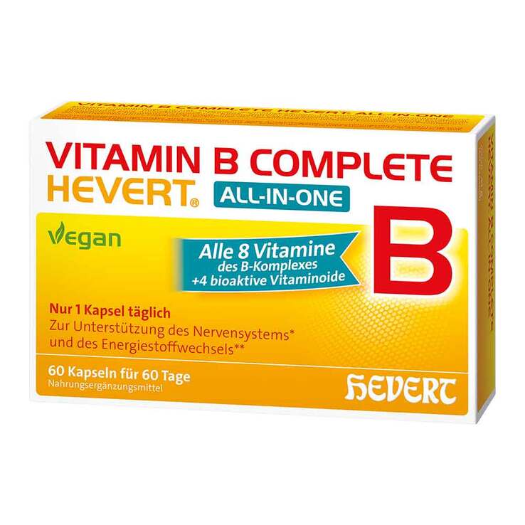 Vitamin B Complete Hevert all-in-one Kapseln, 60 St