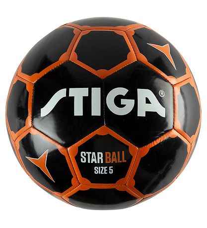 Stiga Fußball - Stern - Gr. 5 - Schwarz/Orange