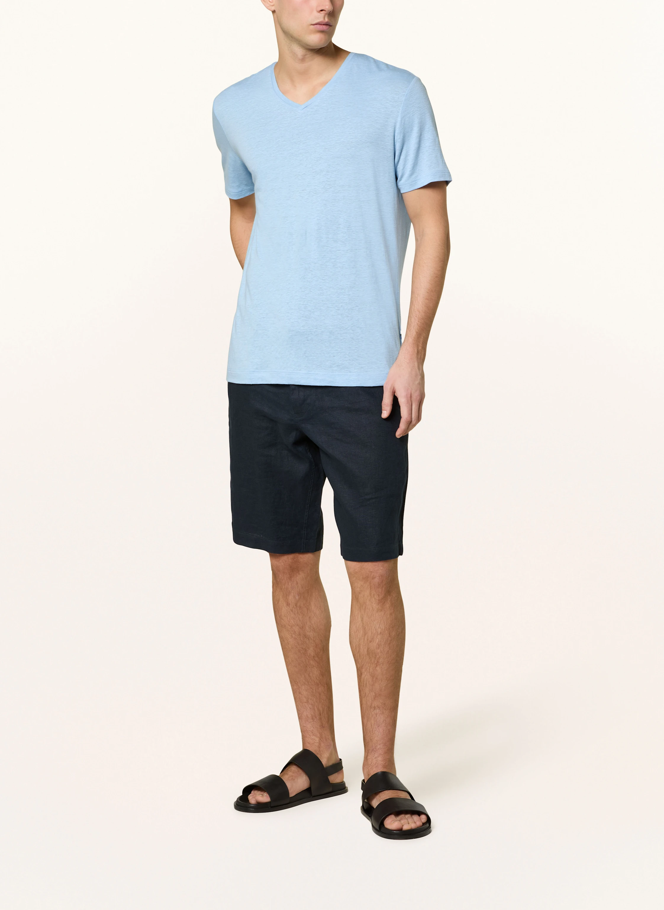OLYMP T-Shirt aus Leinen