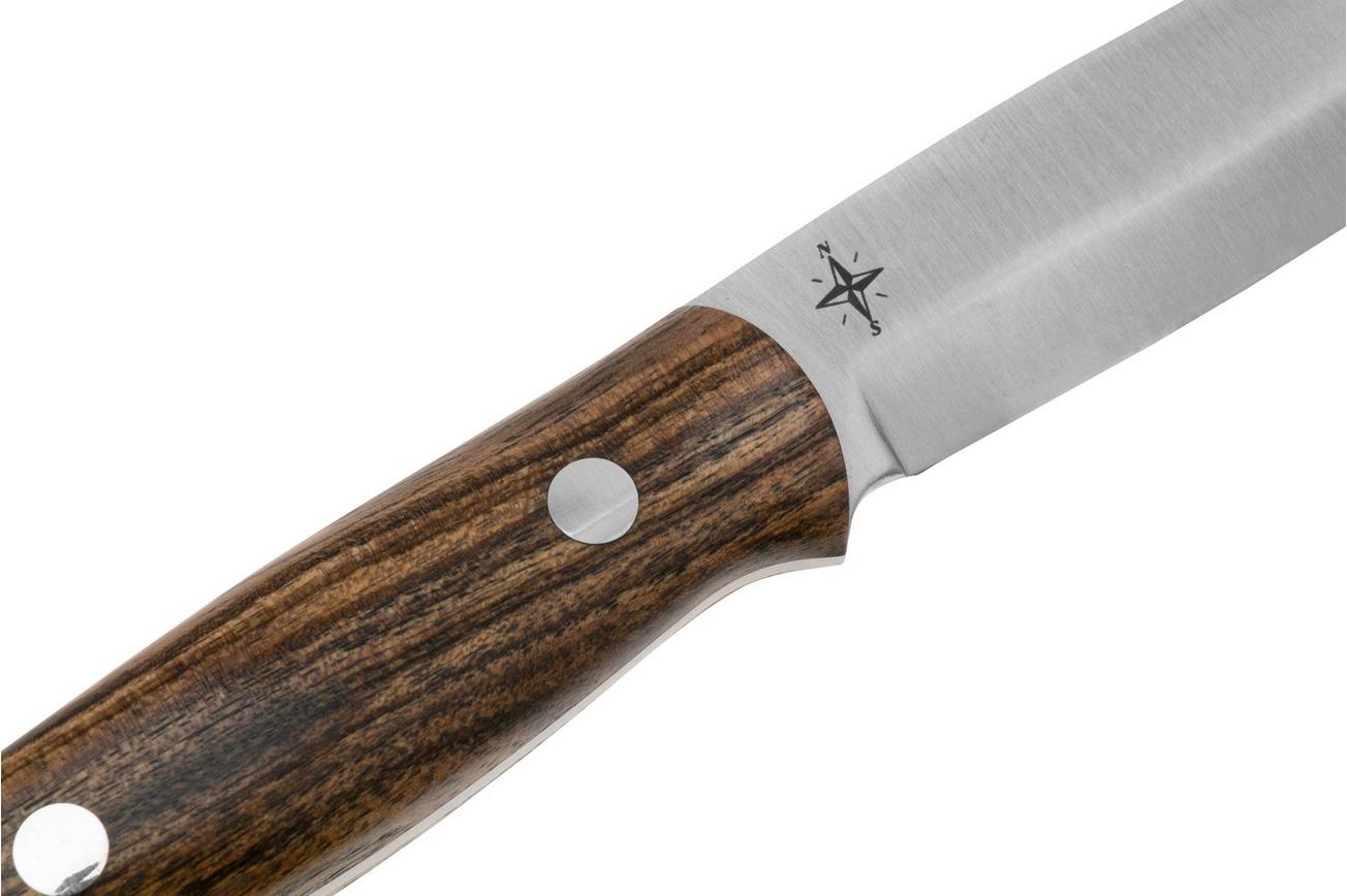 Bark River Bushcrafter 1 LT, CPM 3V Bocote Wood, bushcraftmes