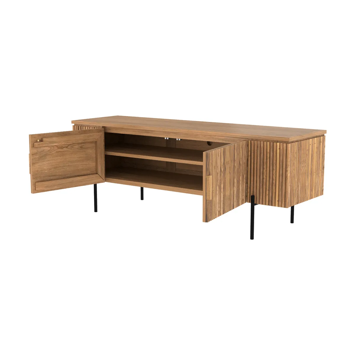 Rendez Vous Deco Meuble TV Gordes - Teck