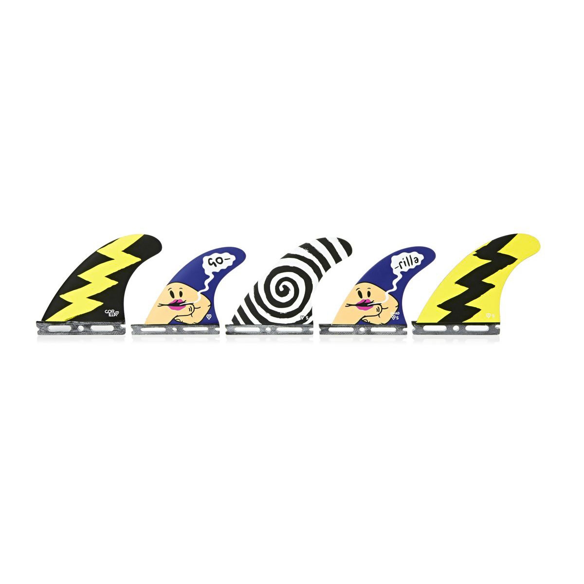 Gorilla FCS II The clap Hand Wrap Tri - Quad - S