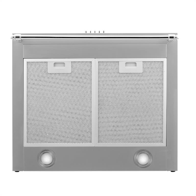 Montblanc 60 Dunstabzugshaube 610m³/h 165W 2x1,5W LED Reling Silbergrau