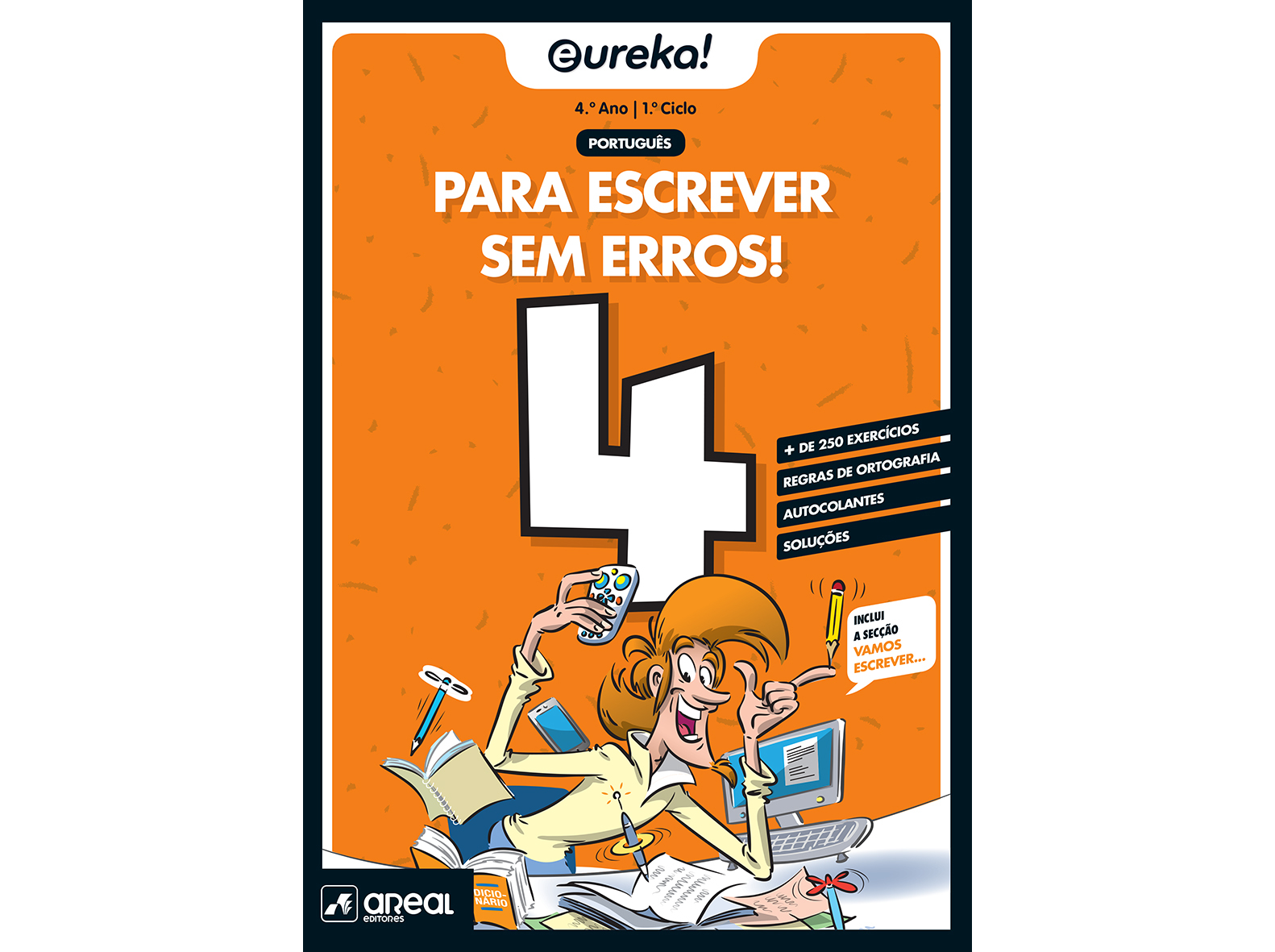 LIVRO EUREKA! PARA ESCREVER SEM ERROS 4 - 4.º ANO