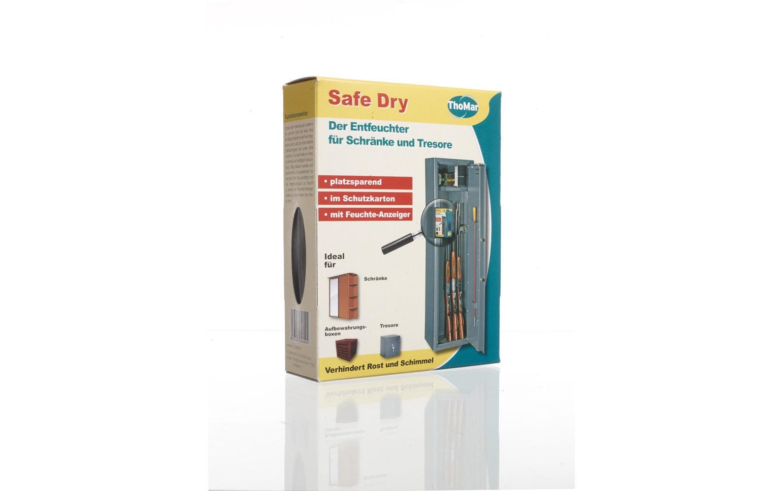 Trockenmittel Safe Dry für Schränke und TresoreLuftentfeuchter für Schränke und Tresore