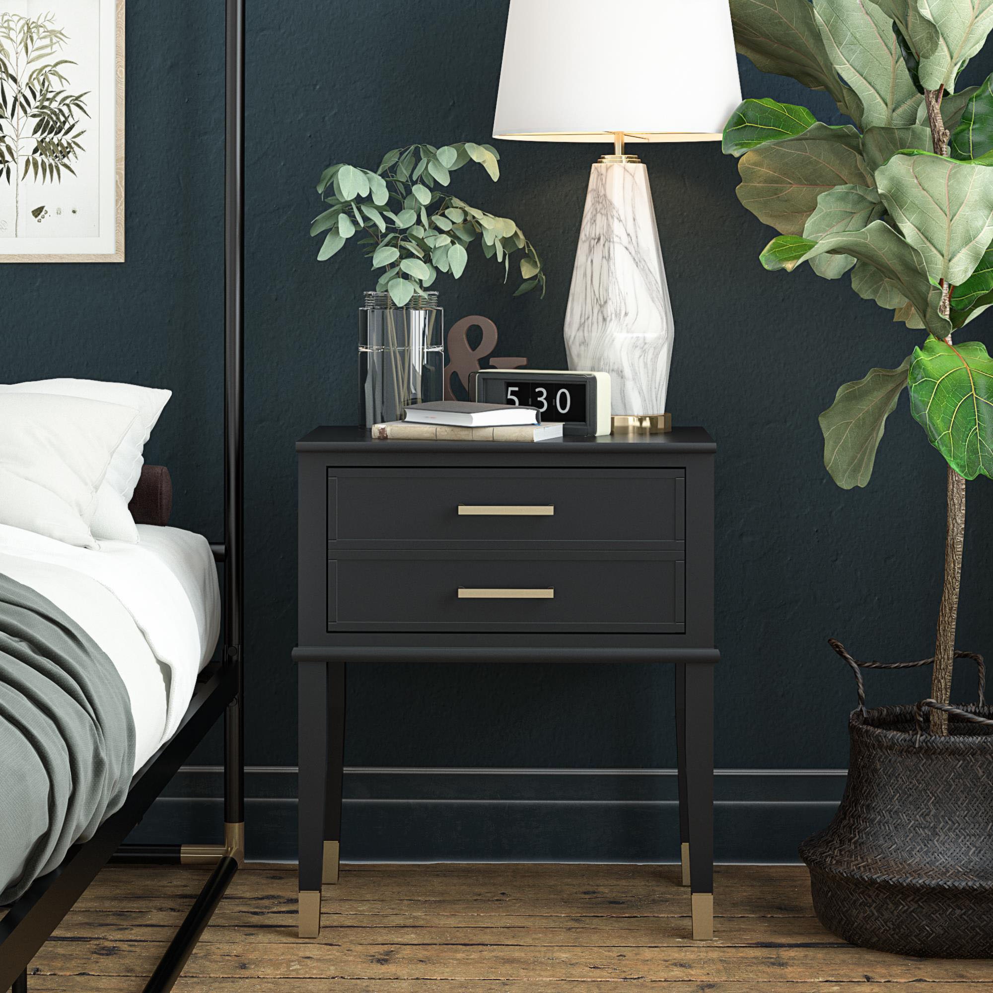 CosmoLiving by Cosmopolitan Beistelltisch »Westerleigh« 1 Stk. tlg. 1 Schublade, aus pflegeleichtem MDF, Beine aus Massivholz, Höhe 72 cm