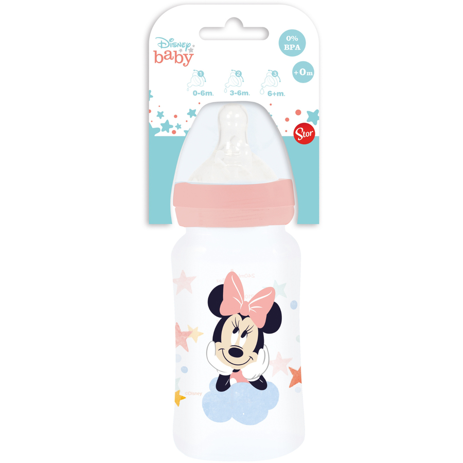 Stor Babyflasche Minnie, 240ml