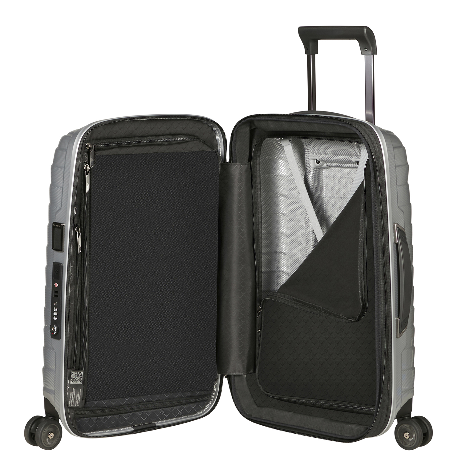 Samsonite Proxis Spinner 55/35 Expandable silver