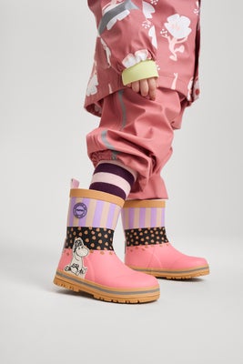 Reima Mummitrollet  Magiske Gummistøvler, Sunset Pink