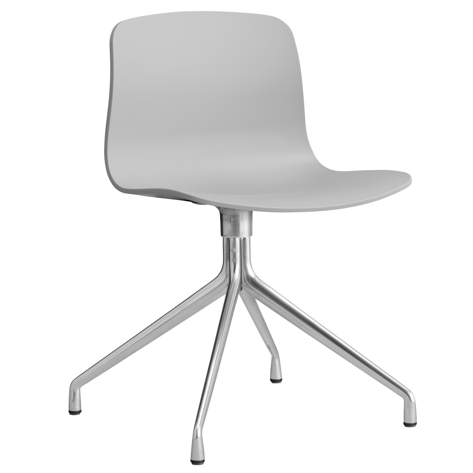Eetkamerstoel AAC 10 met gepolijst onderstel concrete grey