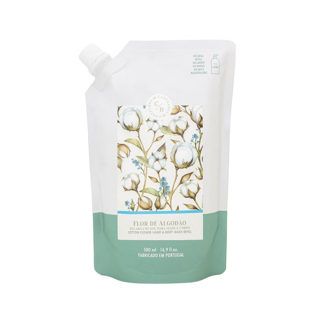 Castelbel FLOR DE ALGODÃO Hand&Body Wash Refill Pouch - 500ml