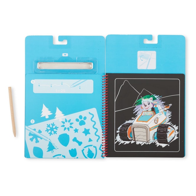 Paw Patrol - Scratch Art® - Kratzmalbuch mit Stift - Skye