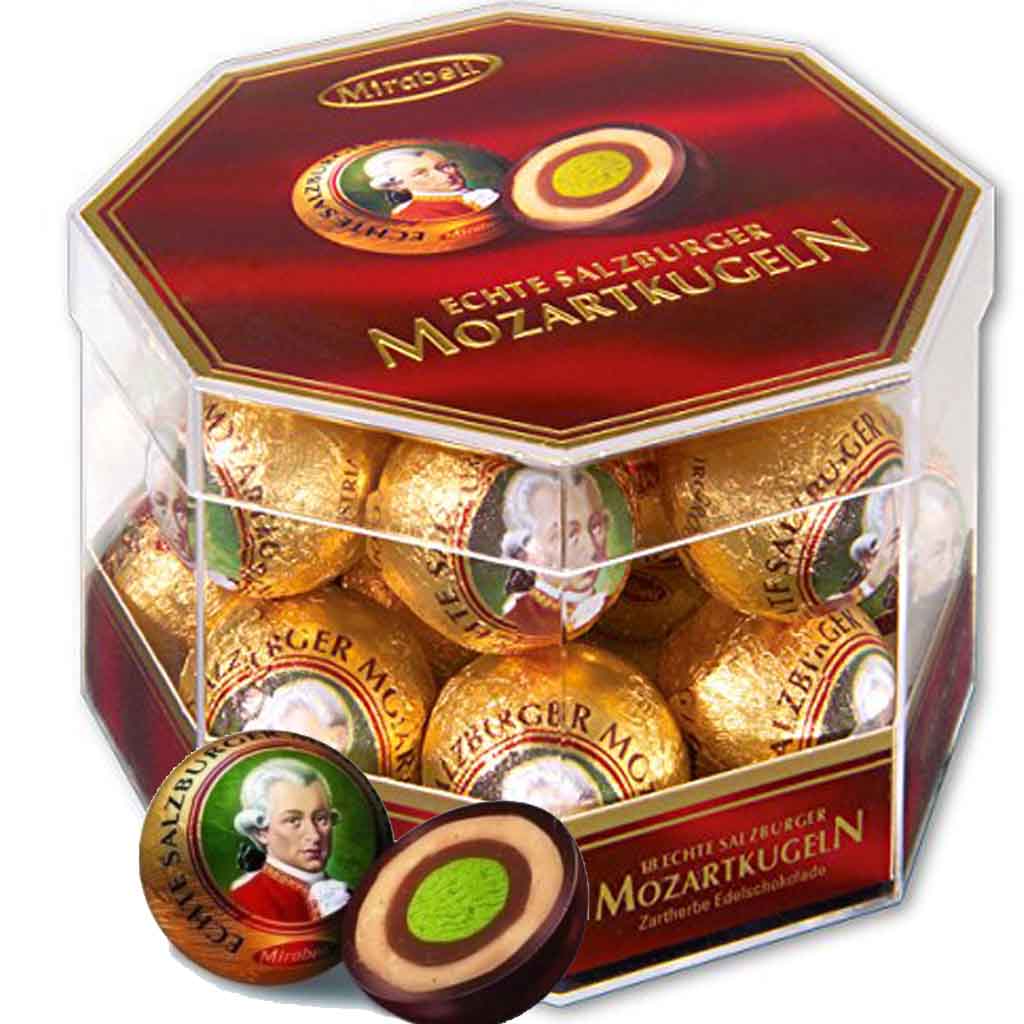 Mirabell Mozartkugeln 290g Oktagon Geschenkdose MHD:26.12.24