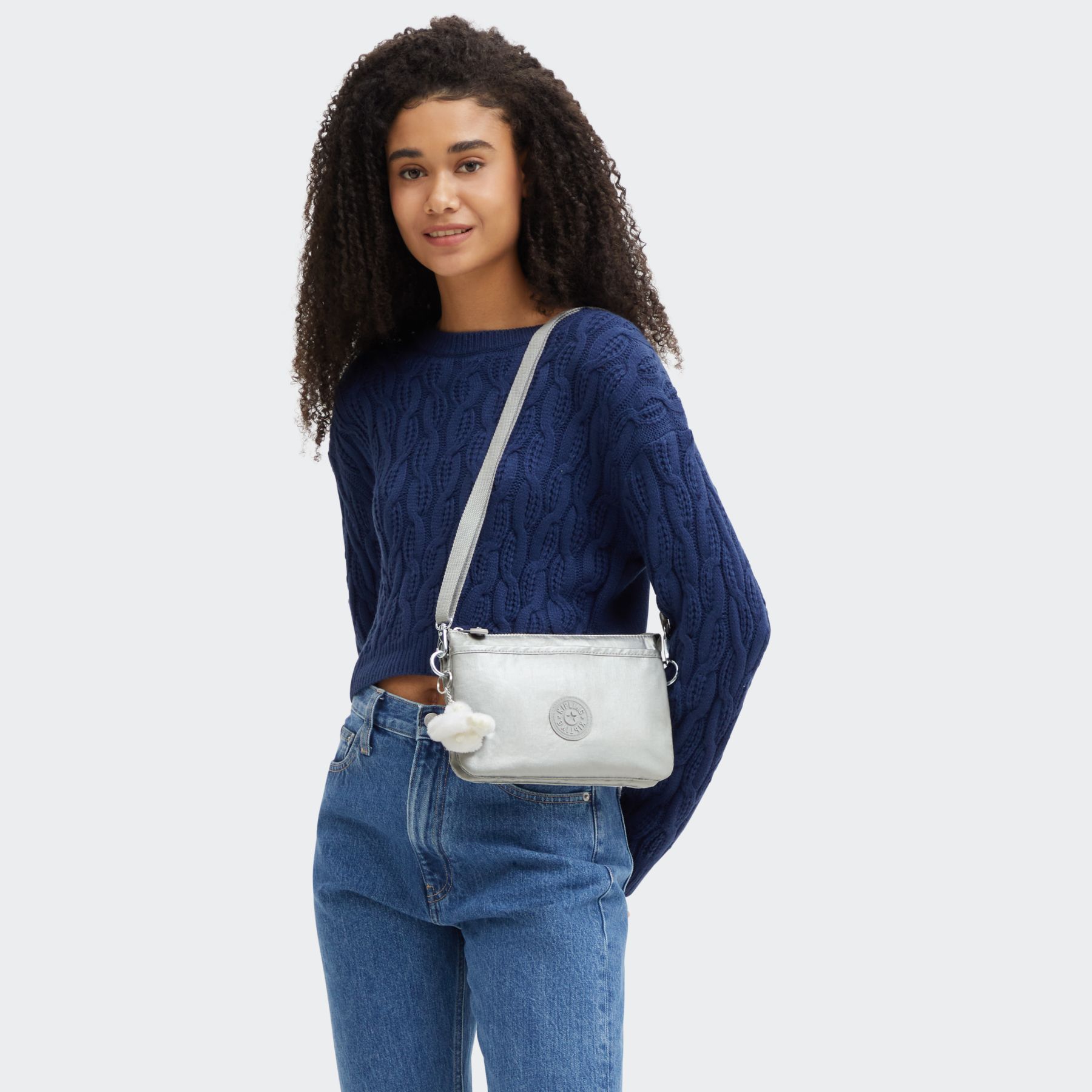 RIRI Petit Sac Bandoulière - New Bright Metallic