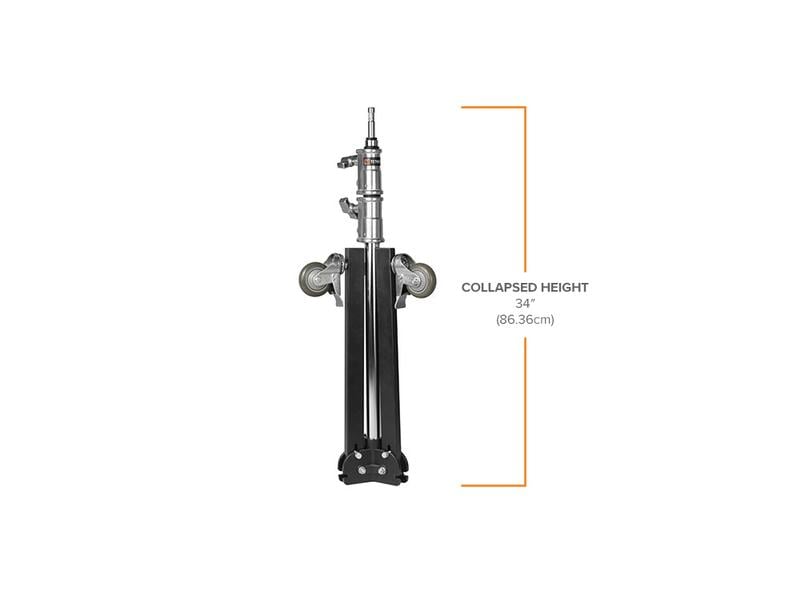 Tether Tools Rock Solid Low Boy Roller Erfüllt die Höhenanforderungen hart arbeitender Fotografen