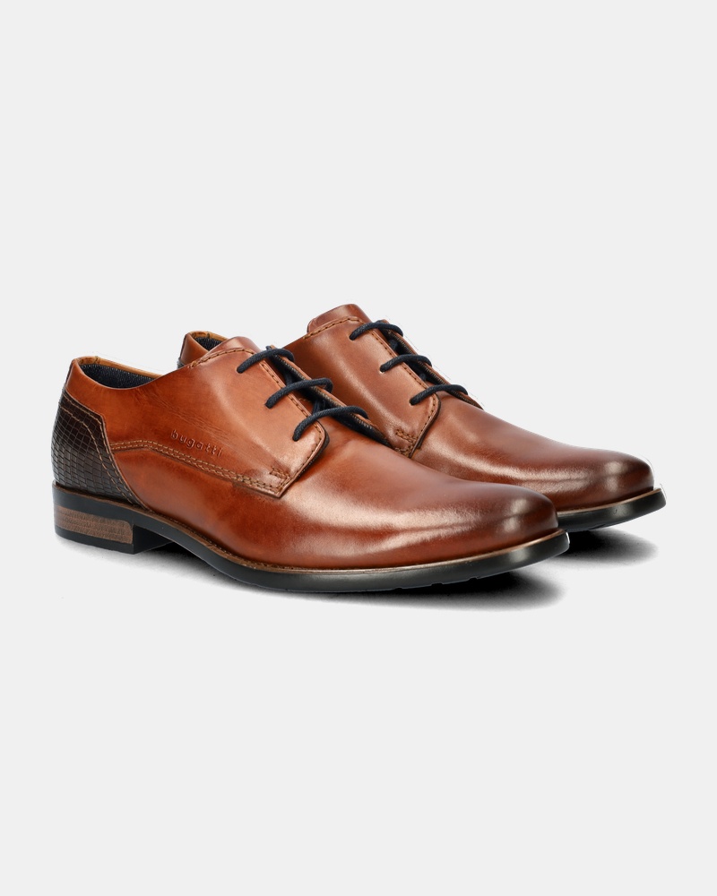 Bugatti Lage nette schoenen  - cognac