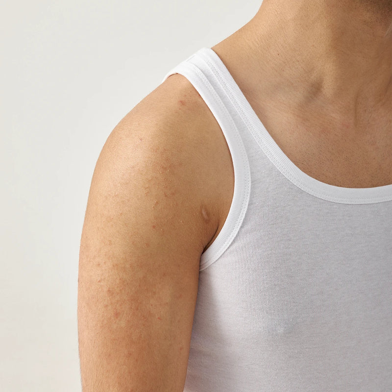 Unterhemd Tank Top Herren aus Bio-Baumwolle Weiß