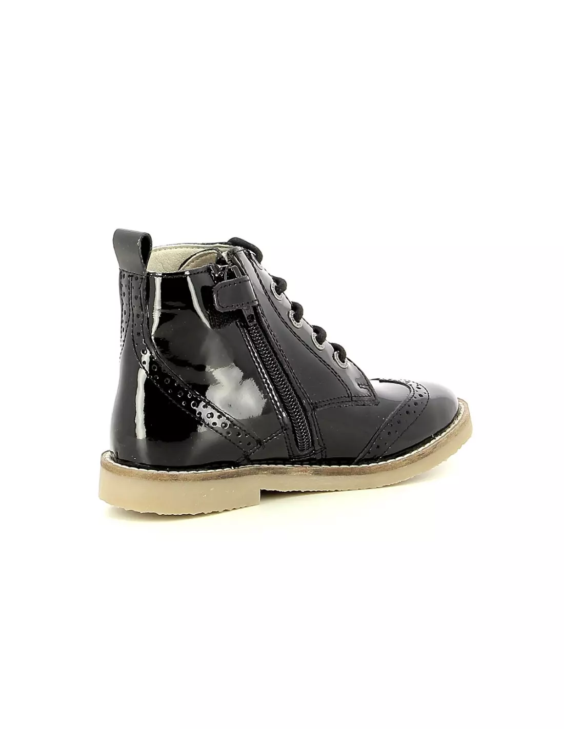KICKERS TYROL NOIR VERNIS 736412 - Boots & bottines Noirvernis