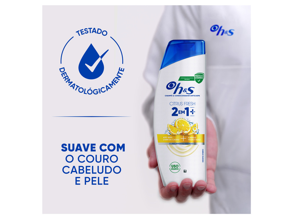 CHAMPO H&S CITRUS 2EM1 PLUS 300ML