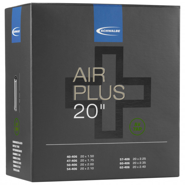 Schwalbe - 20'' Schlauch Nr. 7 AP Air Plus 40/62-406 - Chambre à air pour vélo