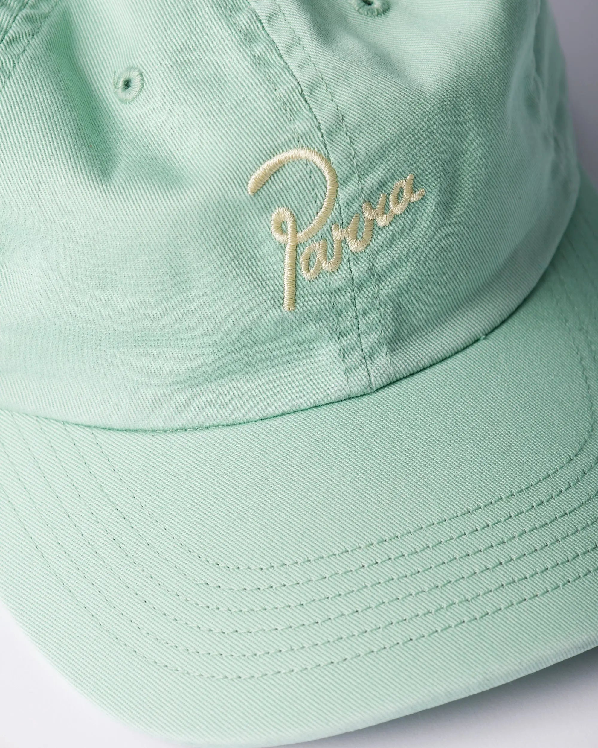 ByParra Script Logo 6 Panel Hat (Sage Green)