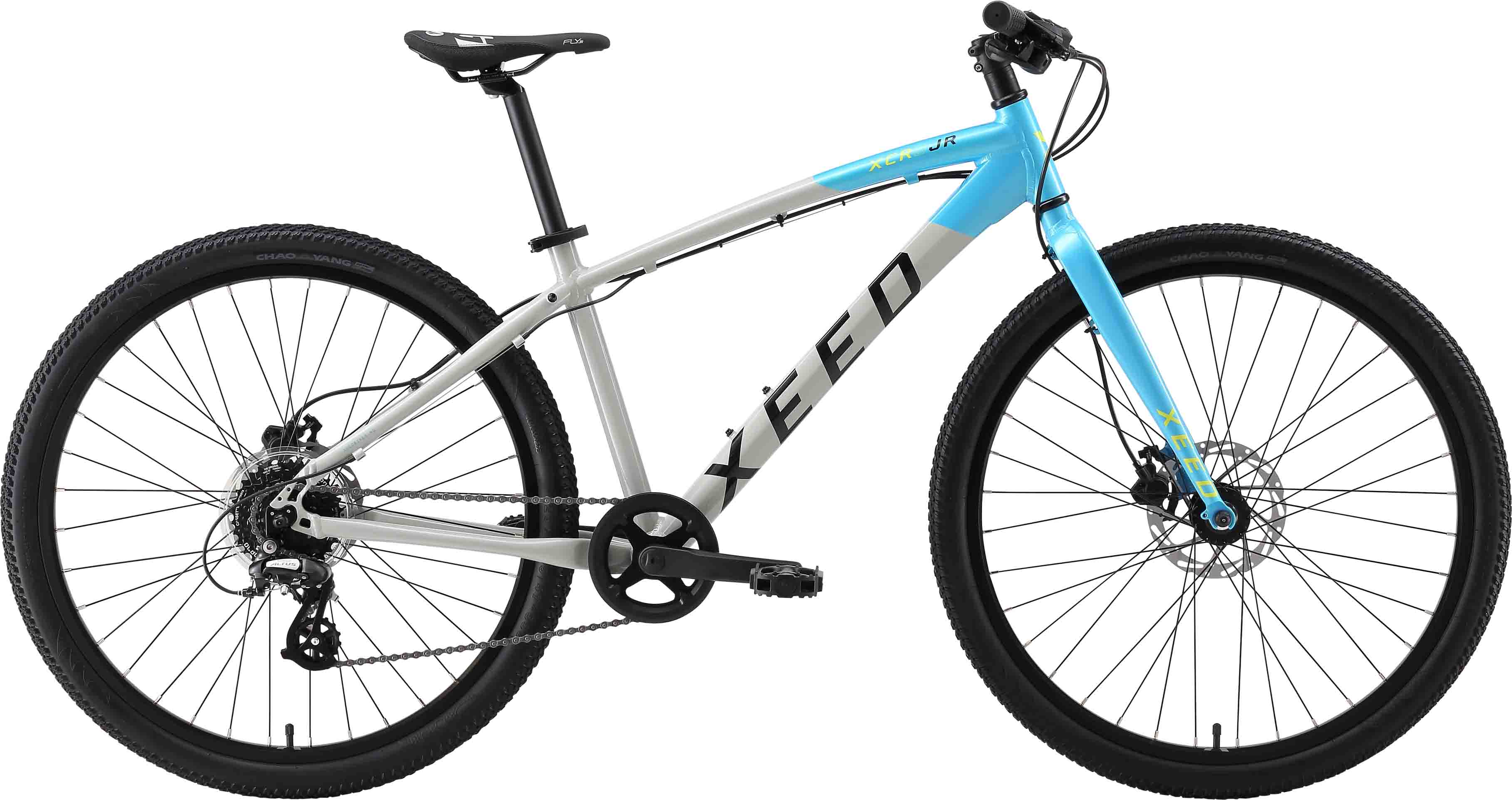 XC R Jr 26 Disc Glossy Light Gray/Electric Blue