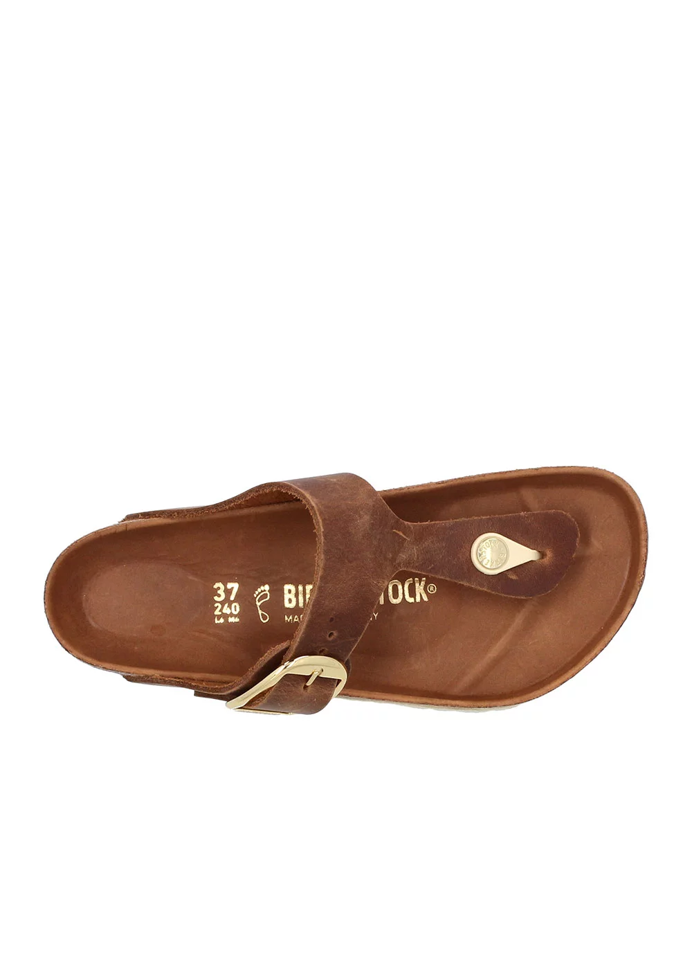 TONG GIZEH BIG BUCKLE CUIR