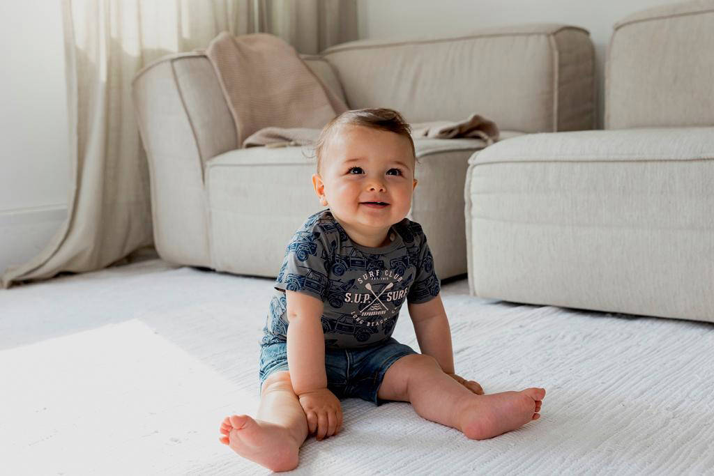 Dirkje T-shirt met all over print groen