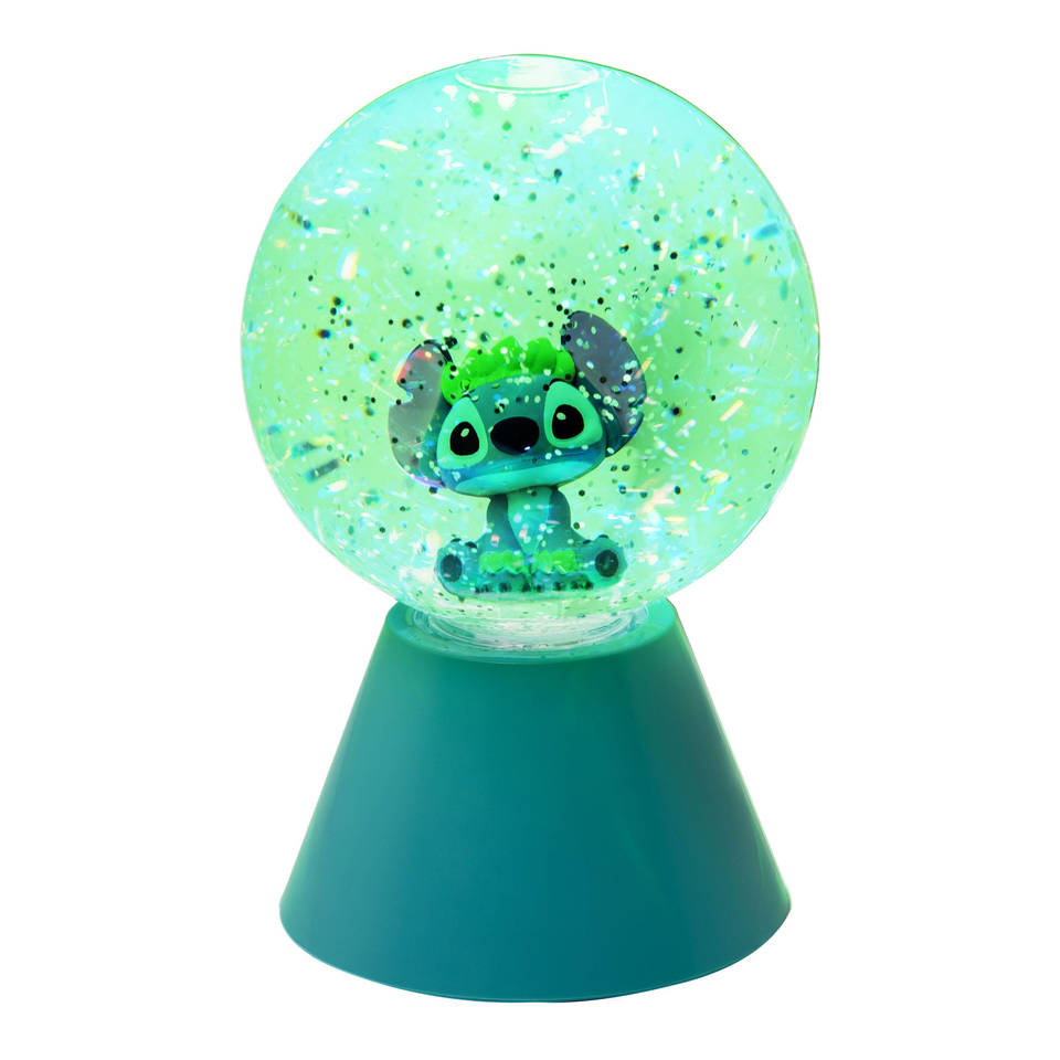Disney Stitch glitterbal lamp