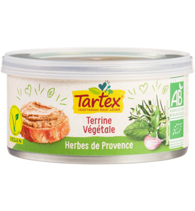 Tartex Pate Provencaalse Kruiden Bio (125 gr)