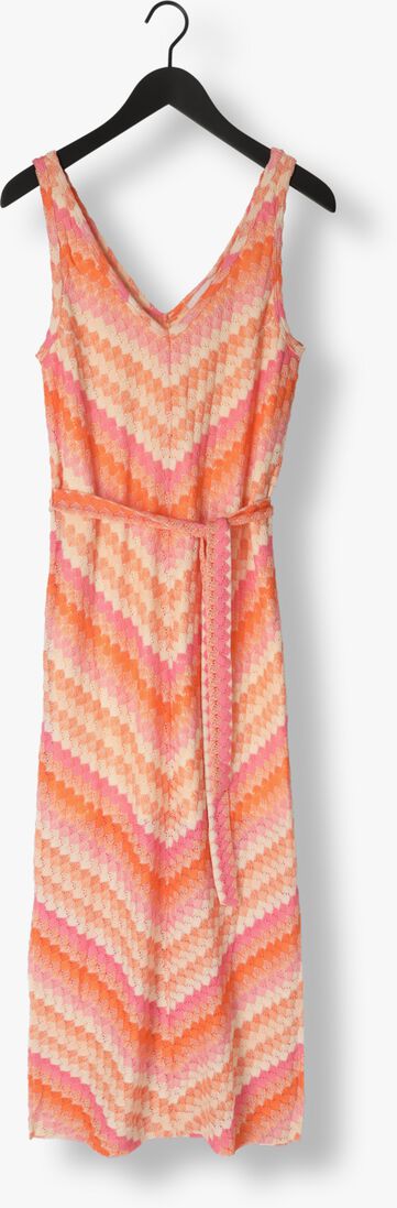 FREEBIRD roze freebird midi jurk debby