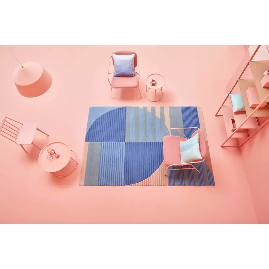Esprit Kurzflorteppich Skybase blau