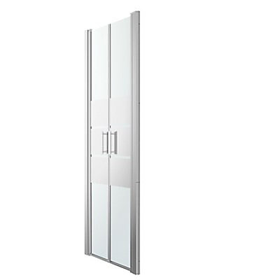 Porte de douche battante GoodHome Beloya miroir 70 cm