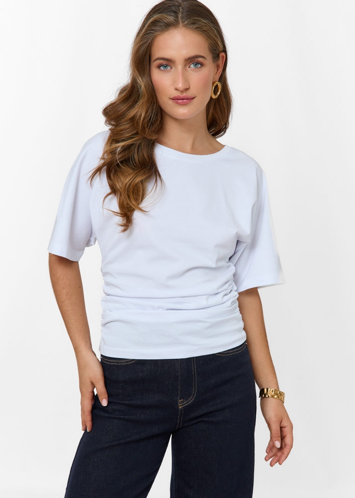 Fleur t-shirt wit