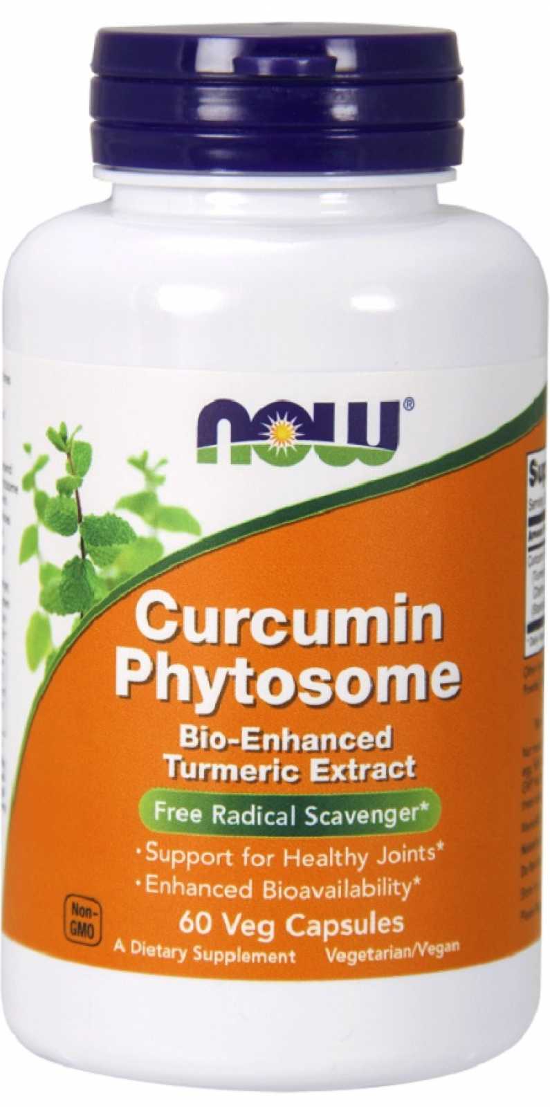 NOW Foods Curcumina Fitossoma 60 Cápsulas Vegetais
