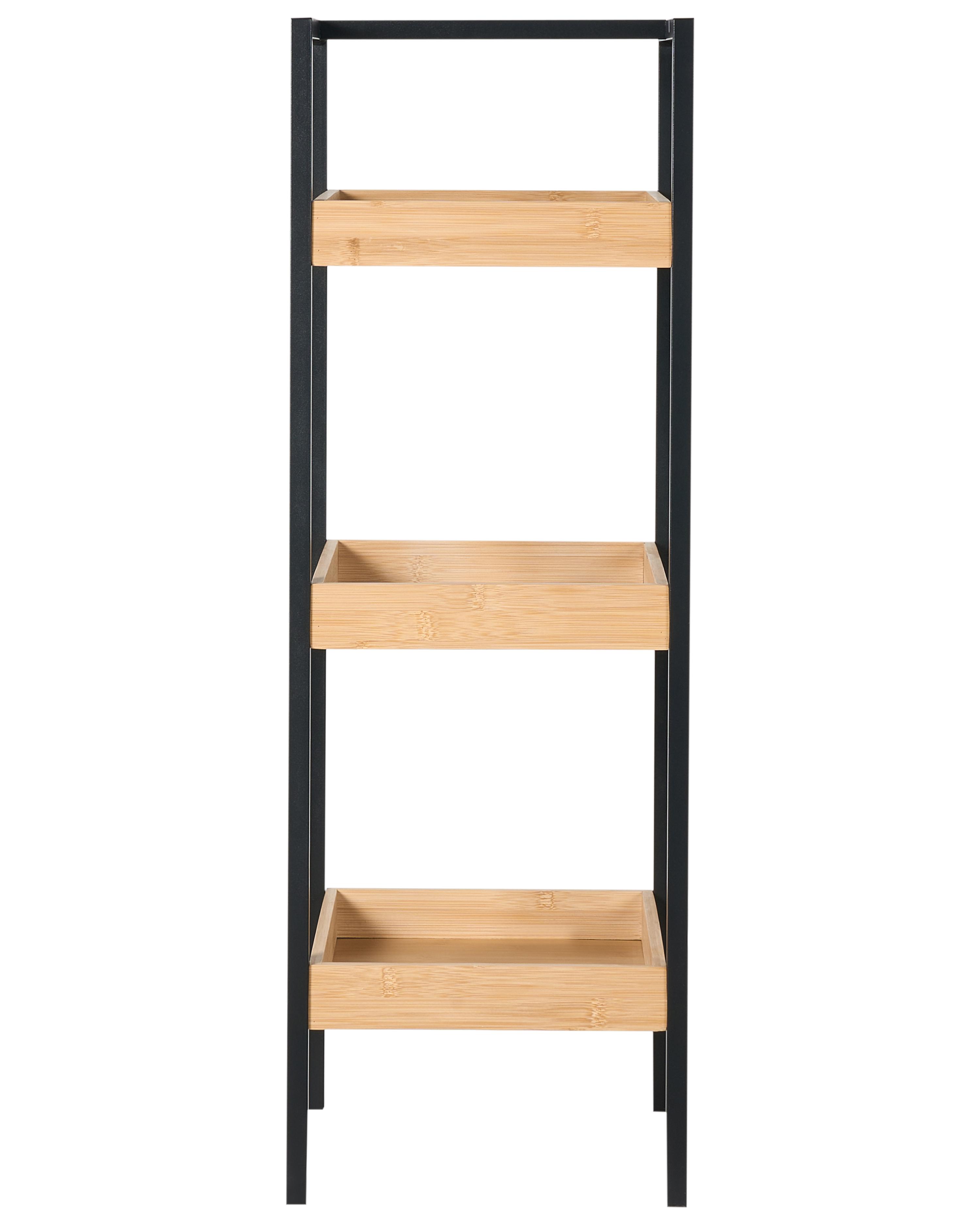 Badkamerrek 3 planken bamboe lichtbruin TAJZARA