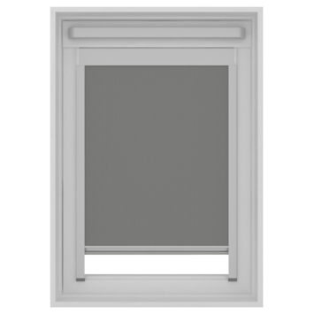 KARWEI dakraam rolgordijn verduisterend grijs (kleurnr. 7004) t.b.v. VELUX® dakraam CK02