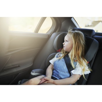 Carkids Kinderzitje zwart/wit groep 2/3