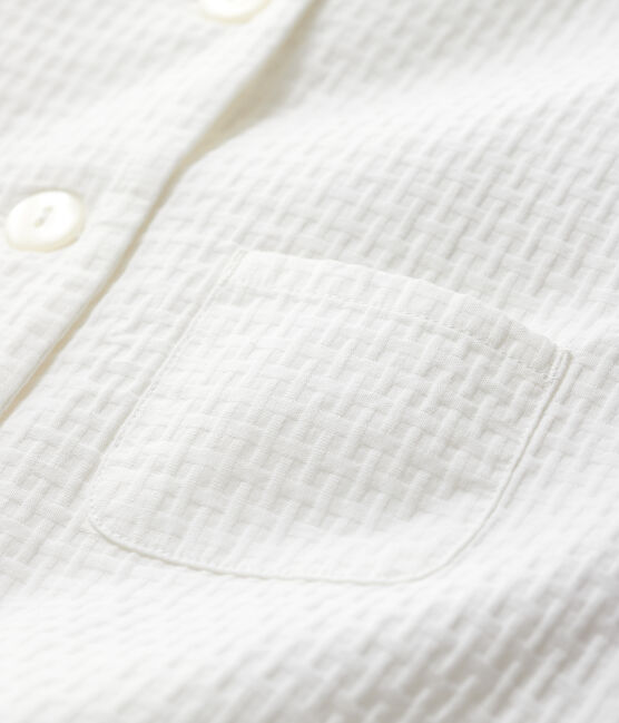 Veste cérémonie en chaîne et trame bébé fille