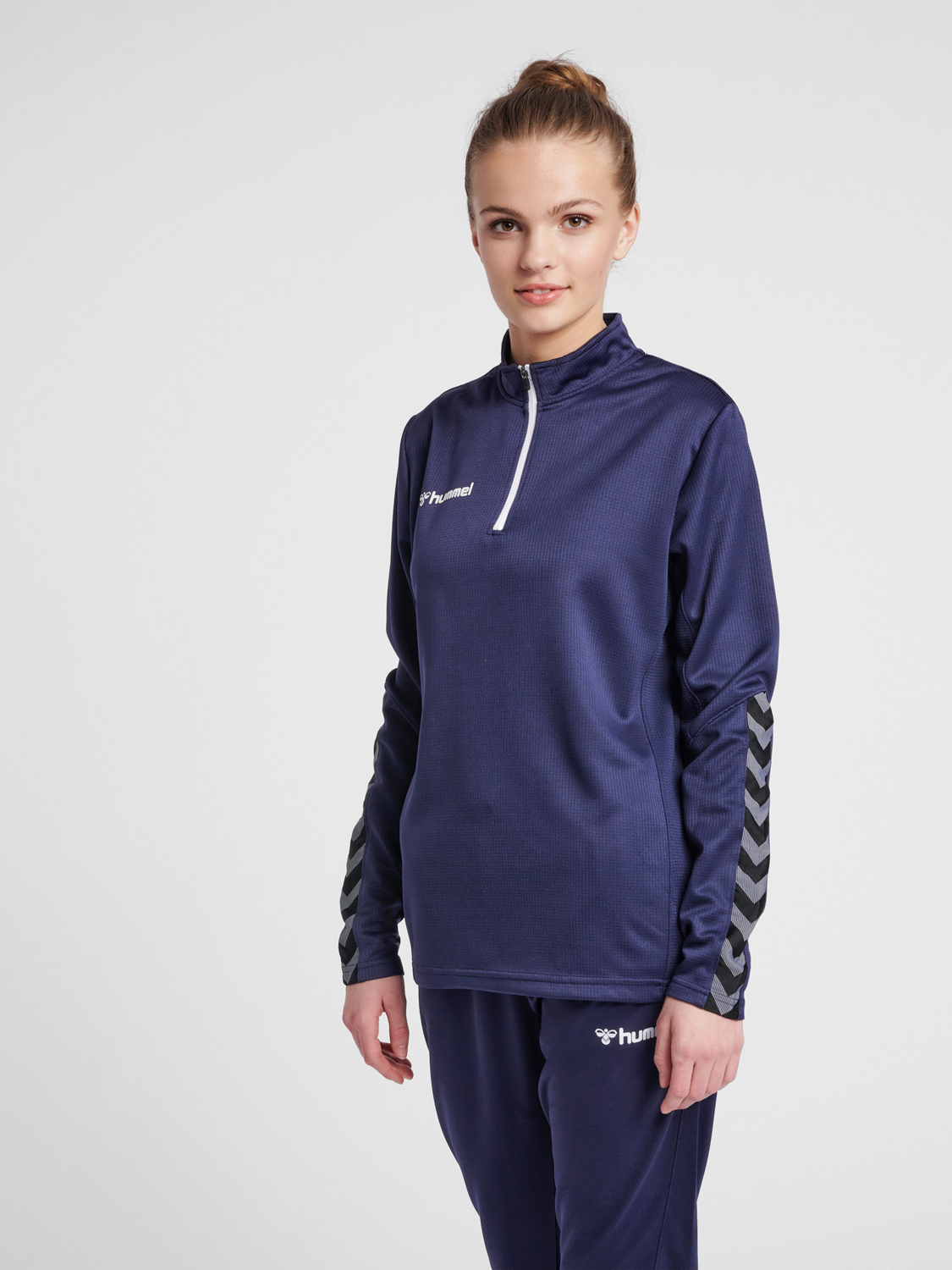hmlAUTHENTIC HALF ZIP SWEATSHIRT WOMAN