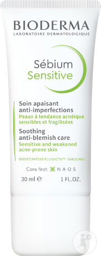 Bioderma Sébium Sensitive Soin Apaisant Anti-Imperfections Tube 30ml