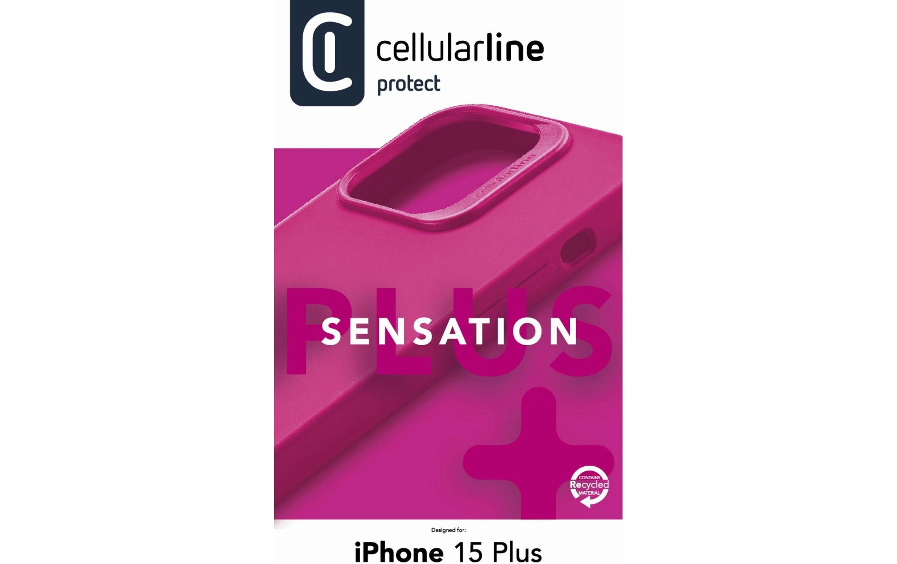Back Cover Sensation+ iPhone 15 Plus PinkSchutzhülle für das Apple iPhone 15 Plus