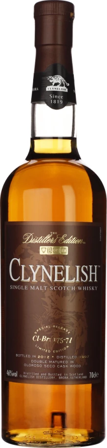 CLYNELISH DISTILLERS EDITION 1997/2012 70CL