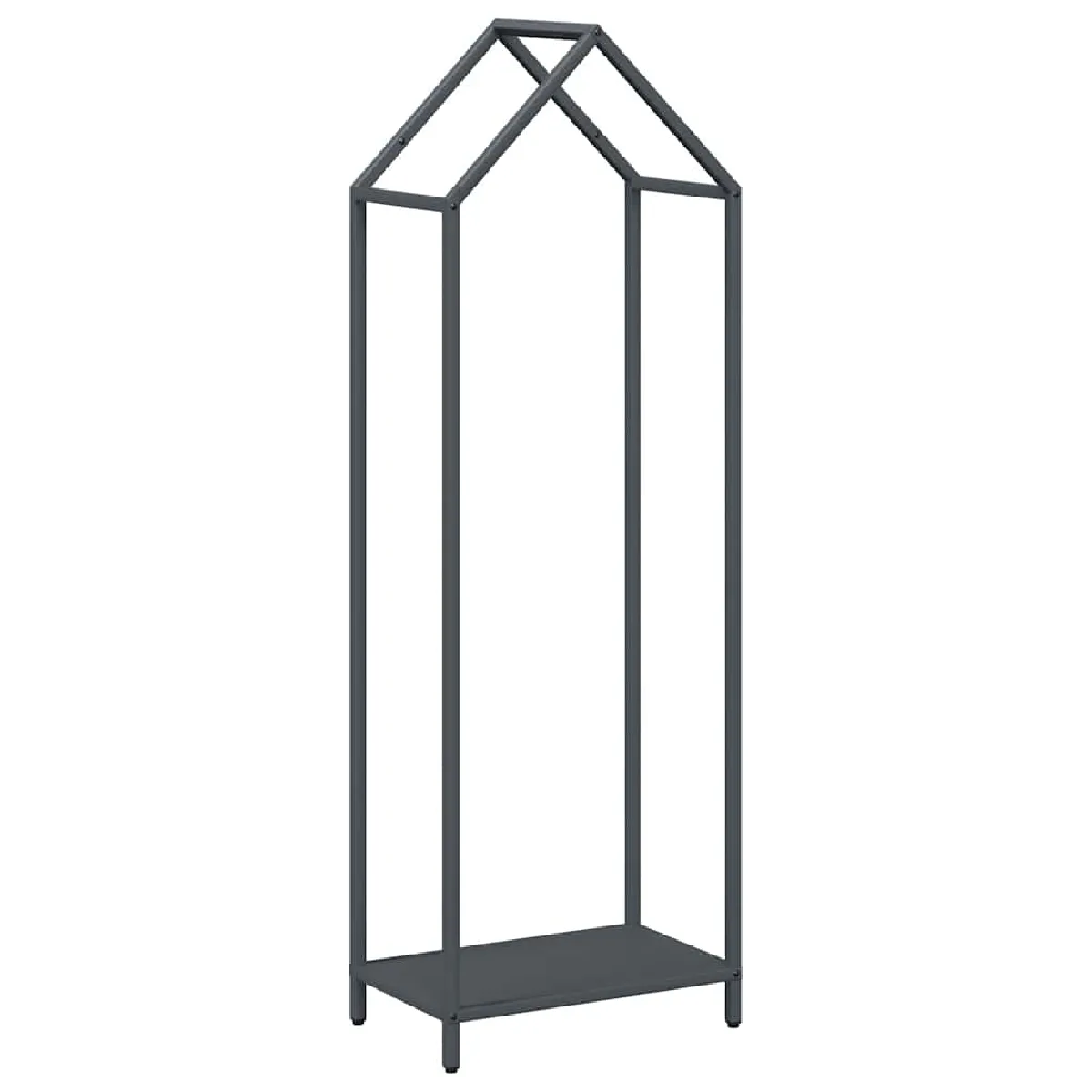 vidaXL Porte-bois de chauffage 40x25x120 cm - Anthracite