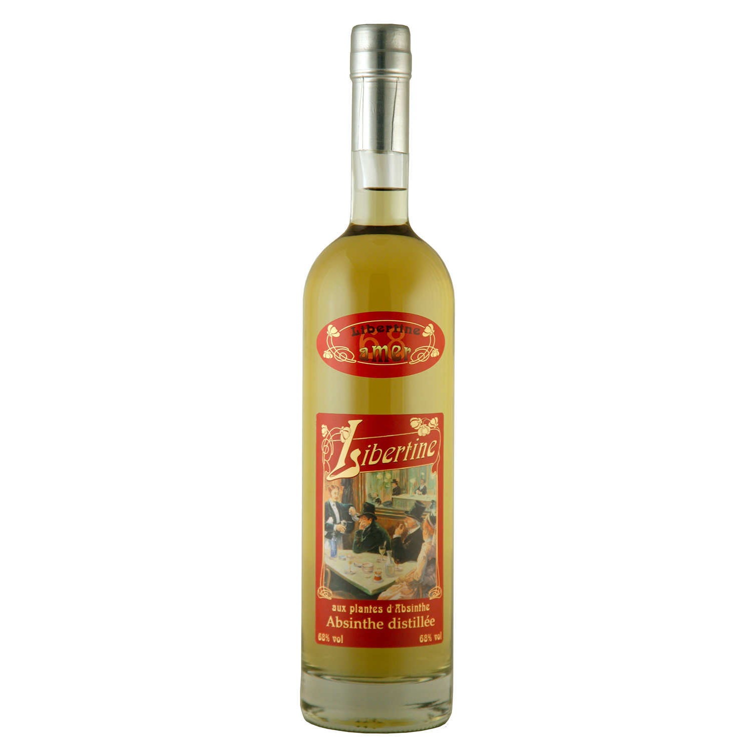Libertine amer - spiritueux aux plantes d'absinthe - 68%