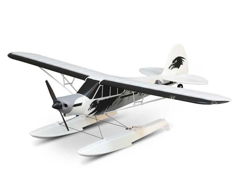 FMS Motorflugzeug Piper PA-18 Super Cub 1700 mm Gyro PNP Piper Buschflieger mit Offroad Fahrwerk und Schwimmer