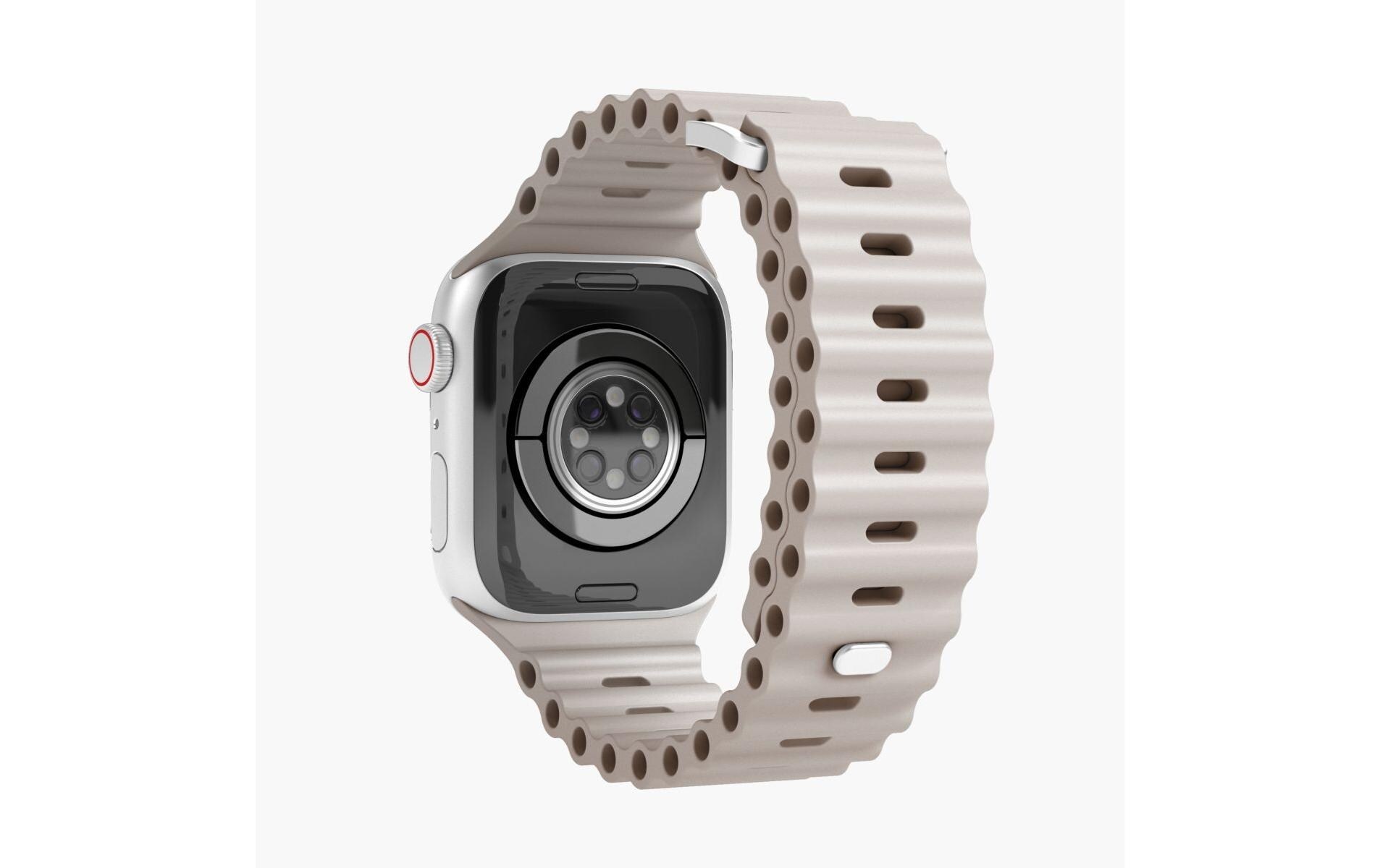 VONMÄHLEN Uhrenarmband »Band Apple Watch 42/44/45/49 mm Cream«
