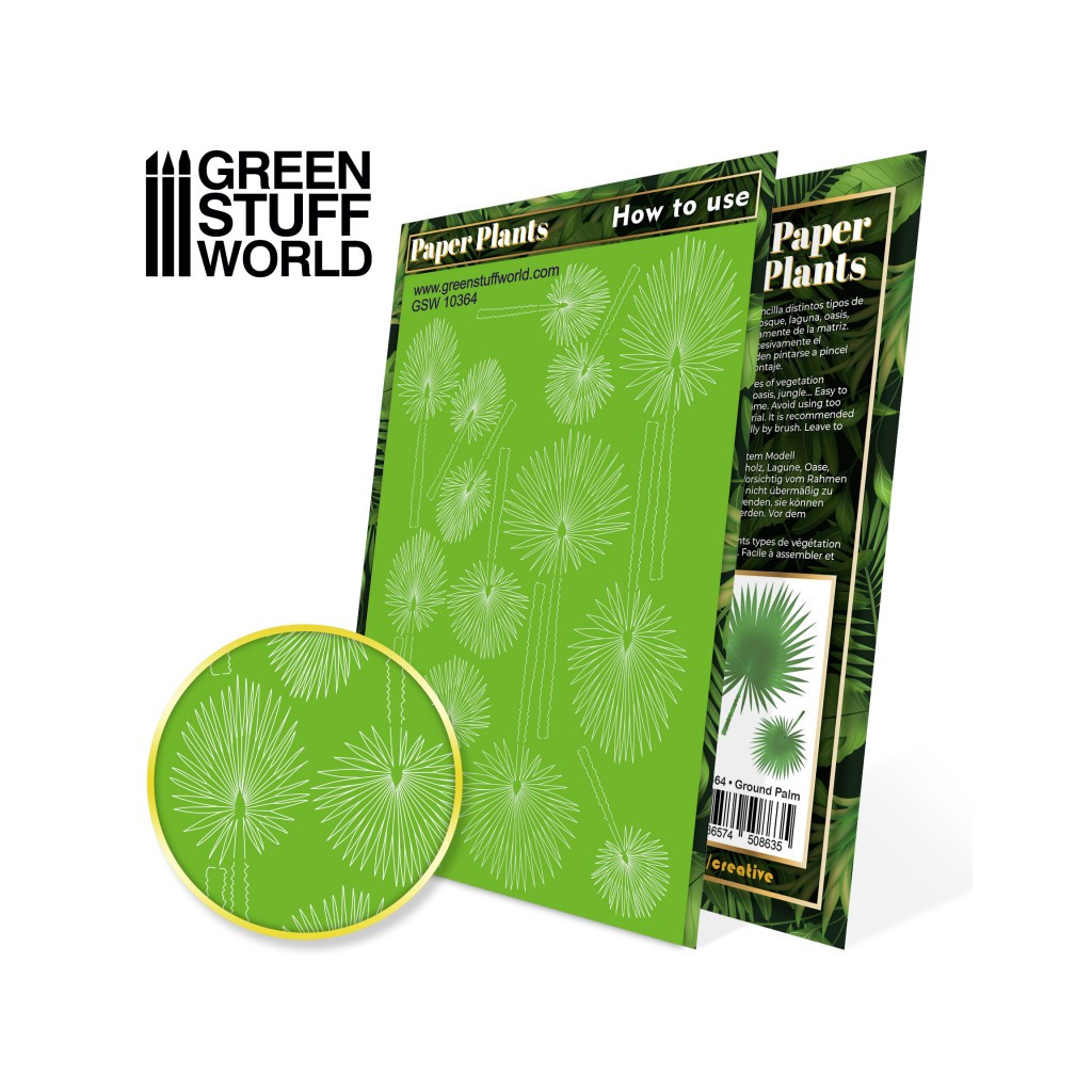 Plantes en Papier - Petits Palmiers